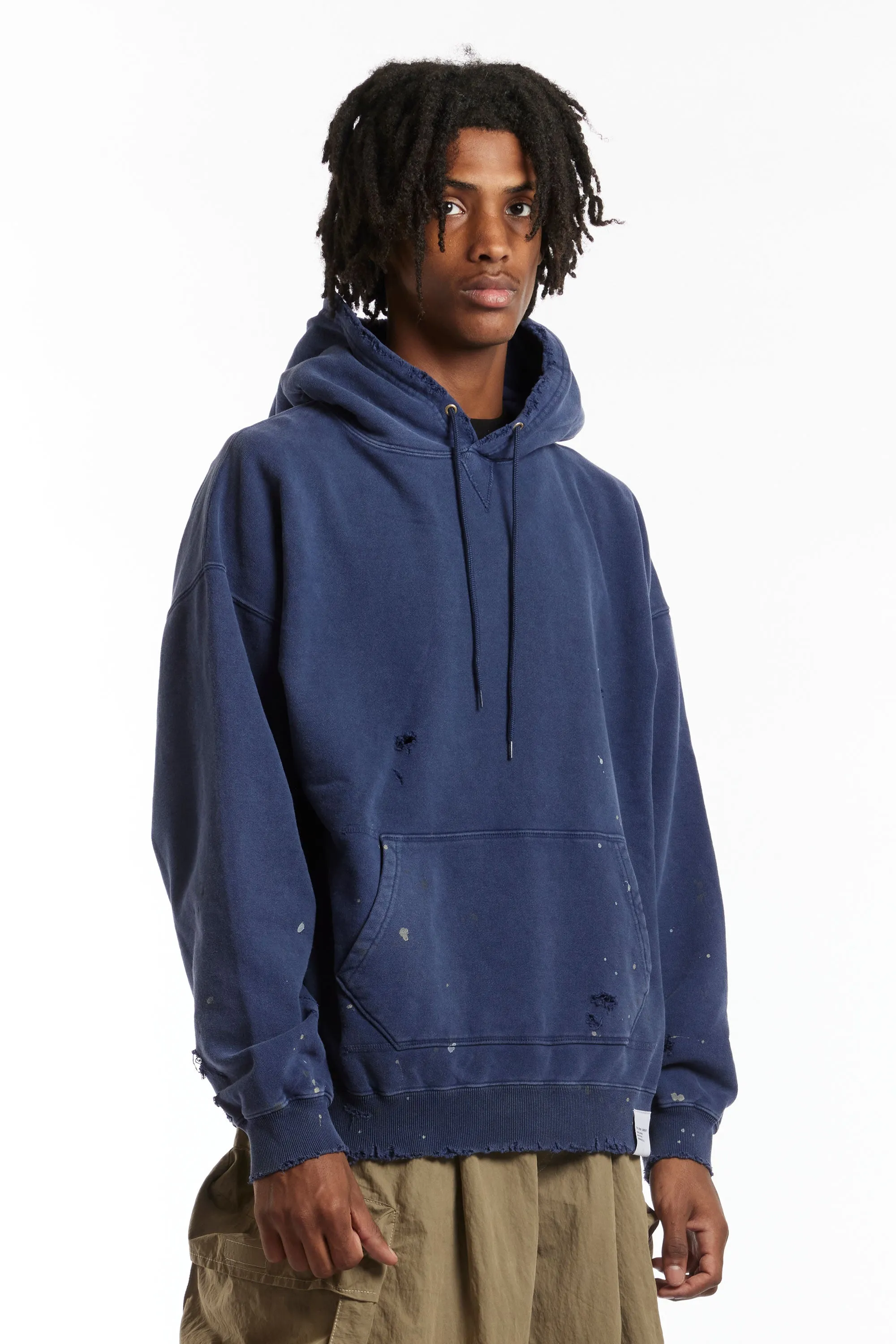 NEIGHBORHOOD - DAMAGE HOODED SWEATSHIRT