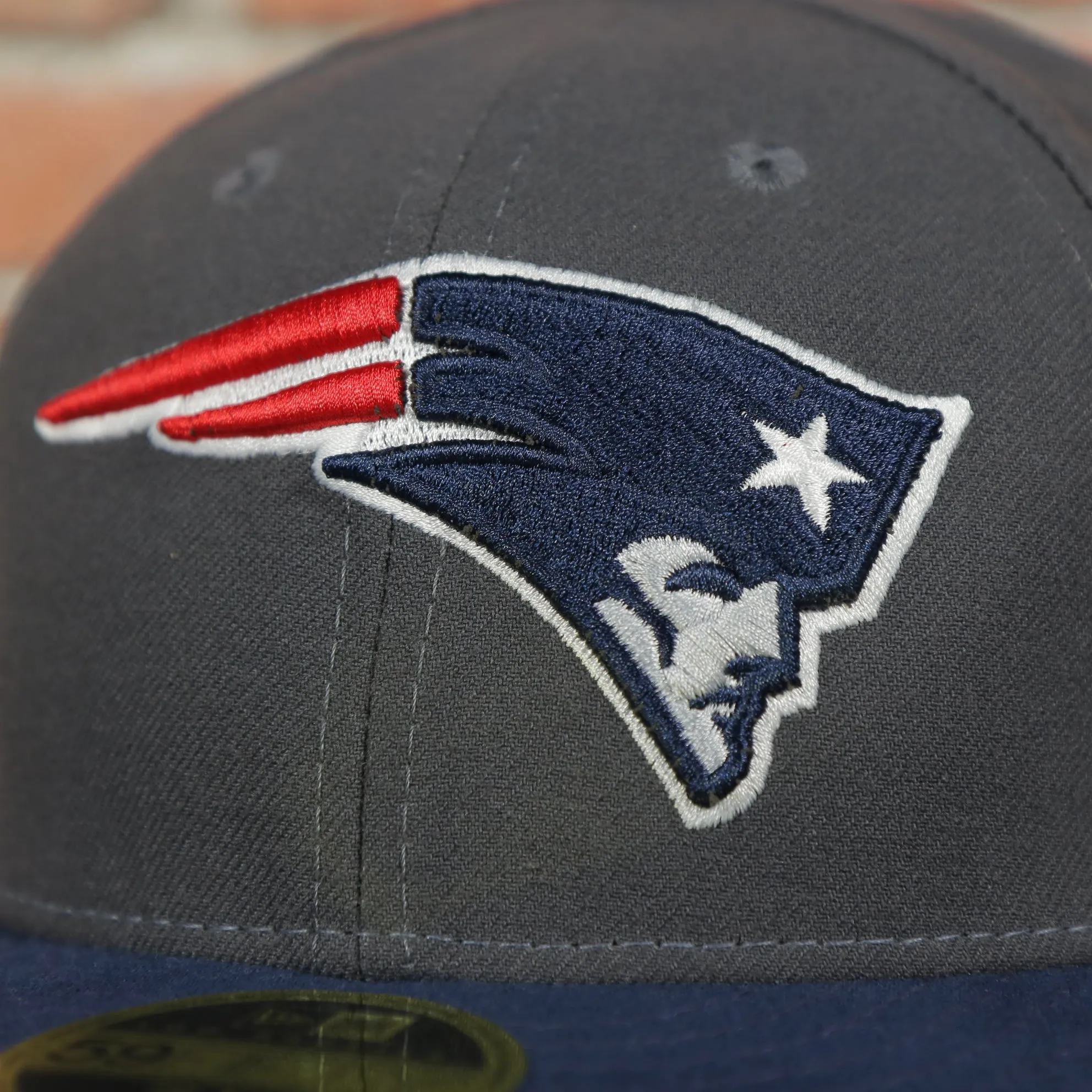 New England Patriots Sideline Made In USA Low Crown Fitted Cap