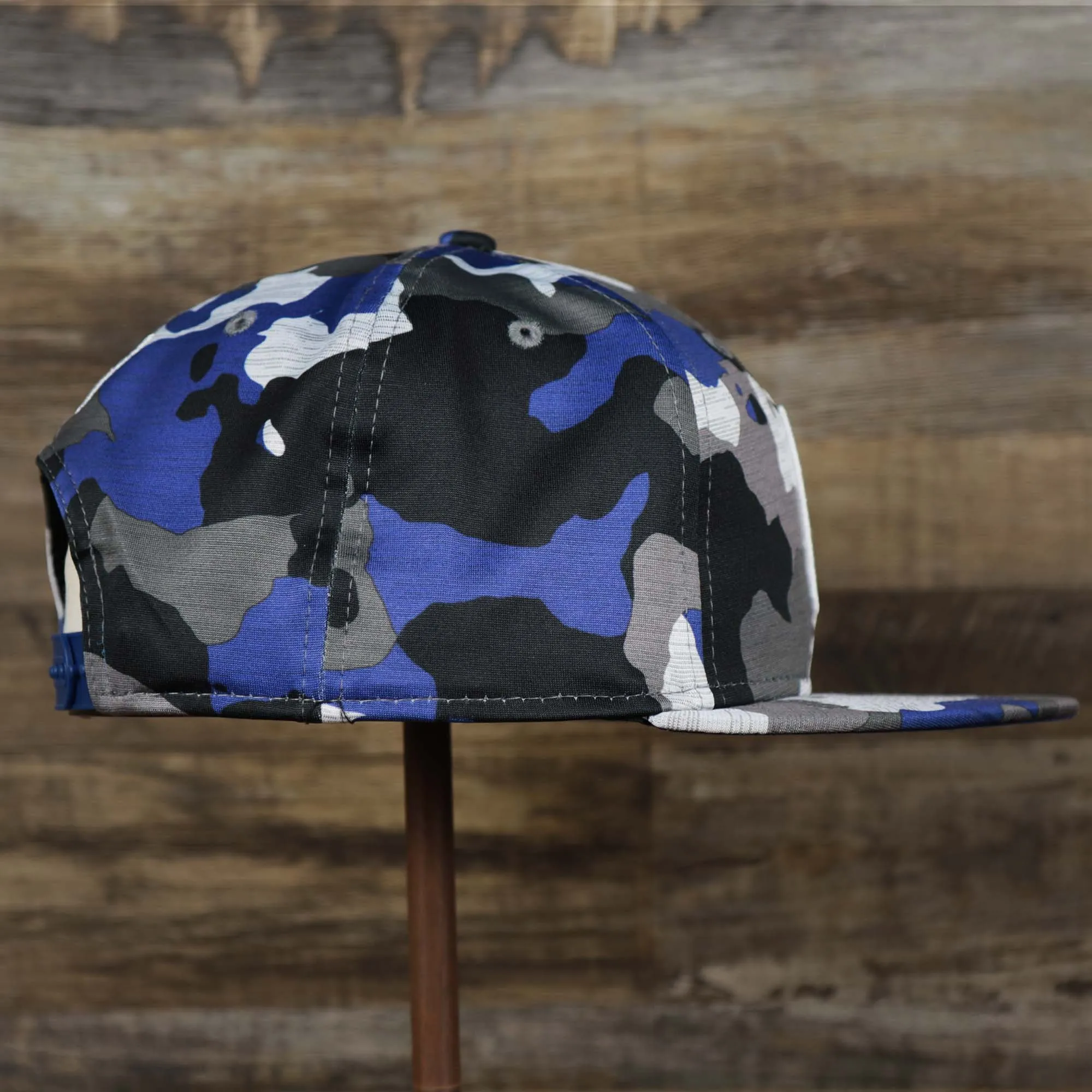 NFL Logo OnField Summer Training 2022 Camo 9Fifty Snapback | Royal Blue Camo 9Fifty