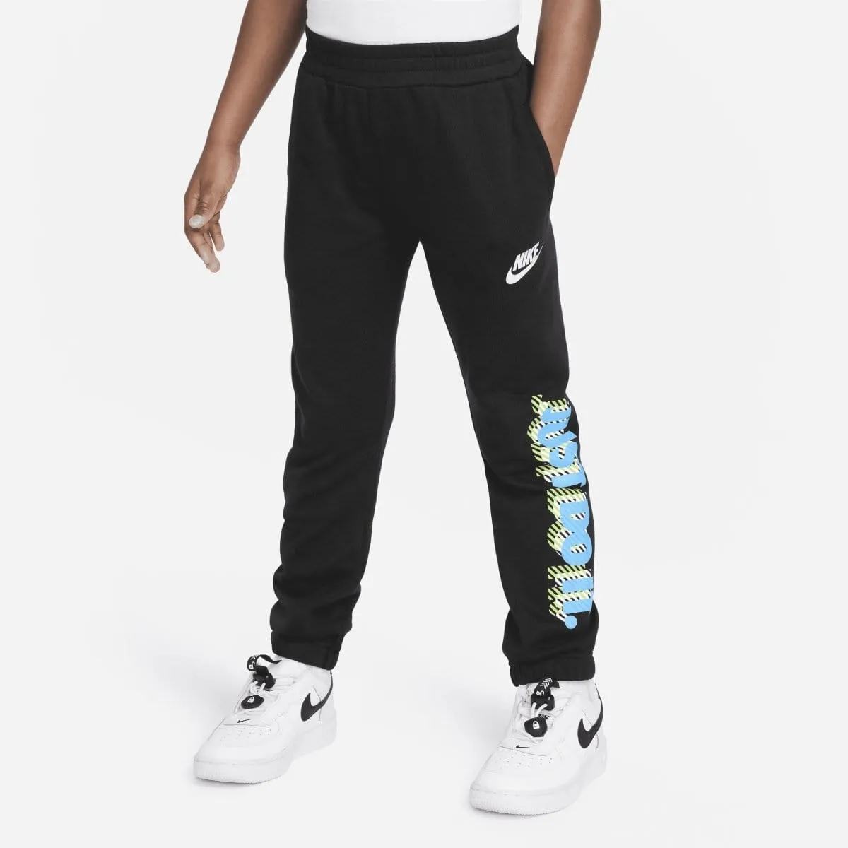 NIKE JUNIOR ACTIVE JOY BLACK TRACKPANTS