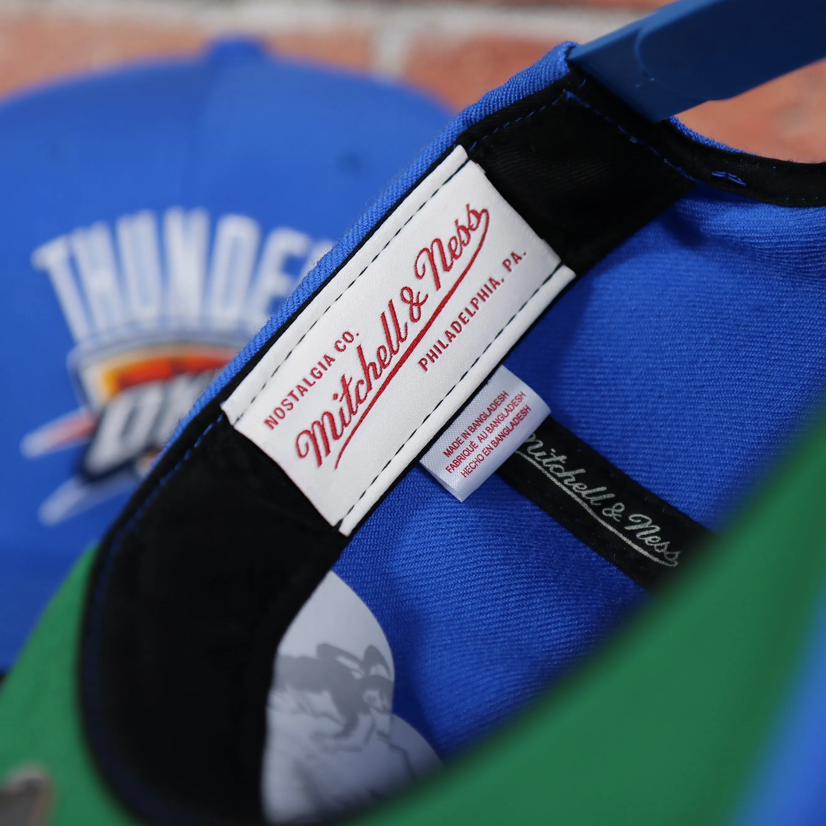 Oklahoma City Thunder Green Bottom 9Fifty Snapback Cap | Royal Blue