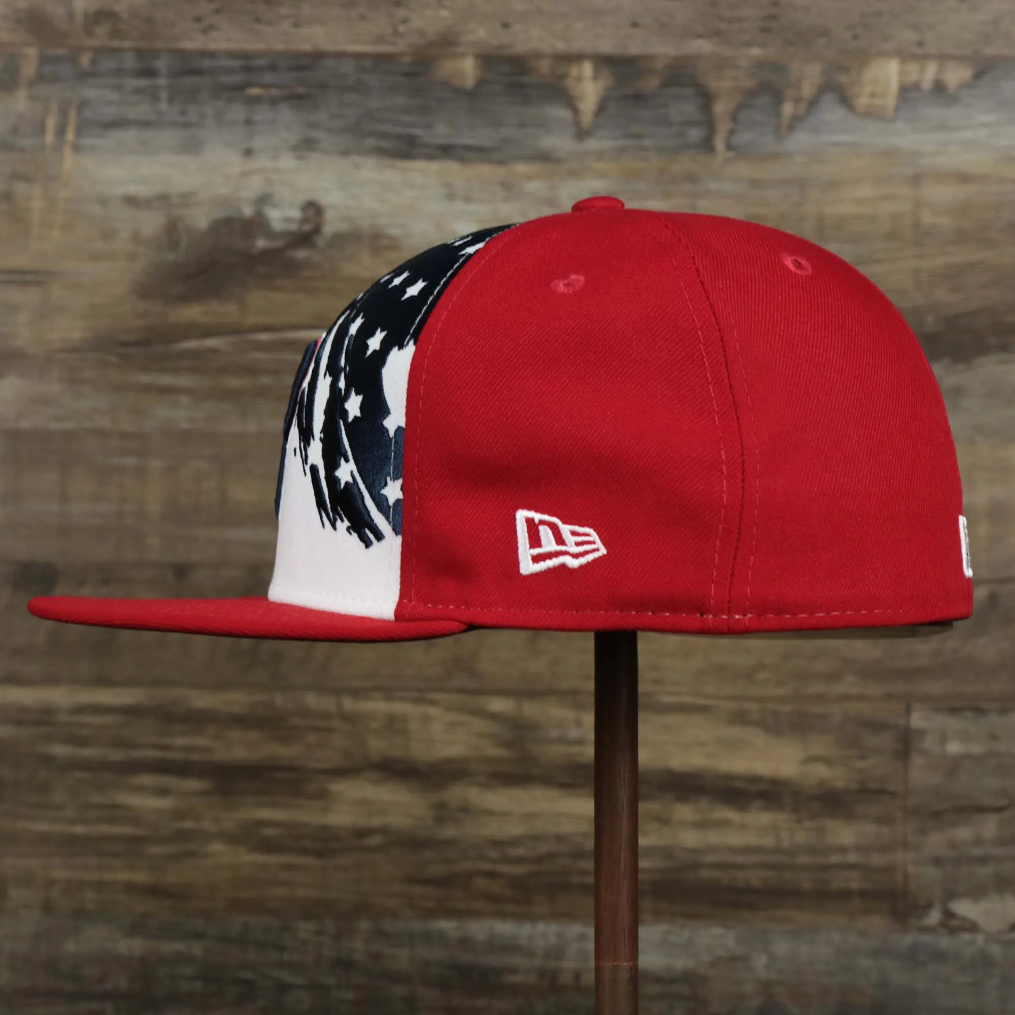 Philadelphia Phillies 2022 4th of July Stars And Stripes 59Fifty Fitted Hat | Red 59Fifty