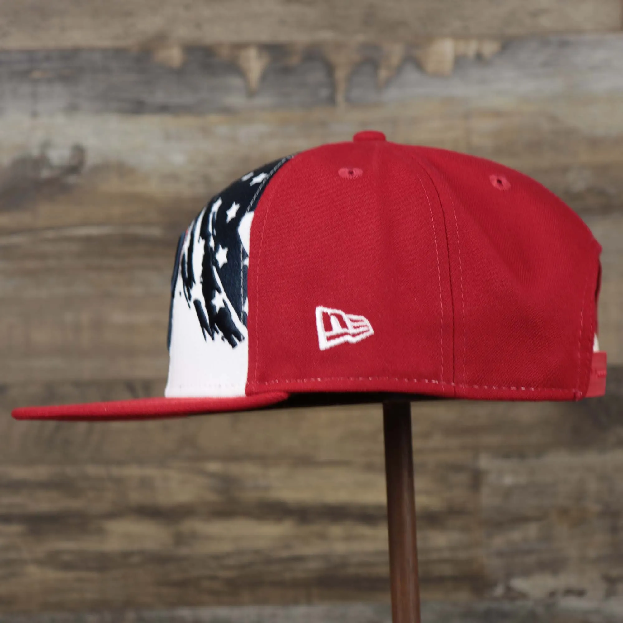 Philadelphia Phillies 2022 4th of July Stars And Stripes 9Fifty Snapback | Red Snapback