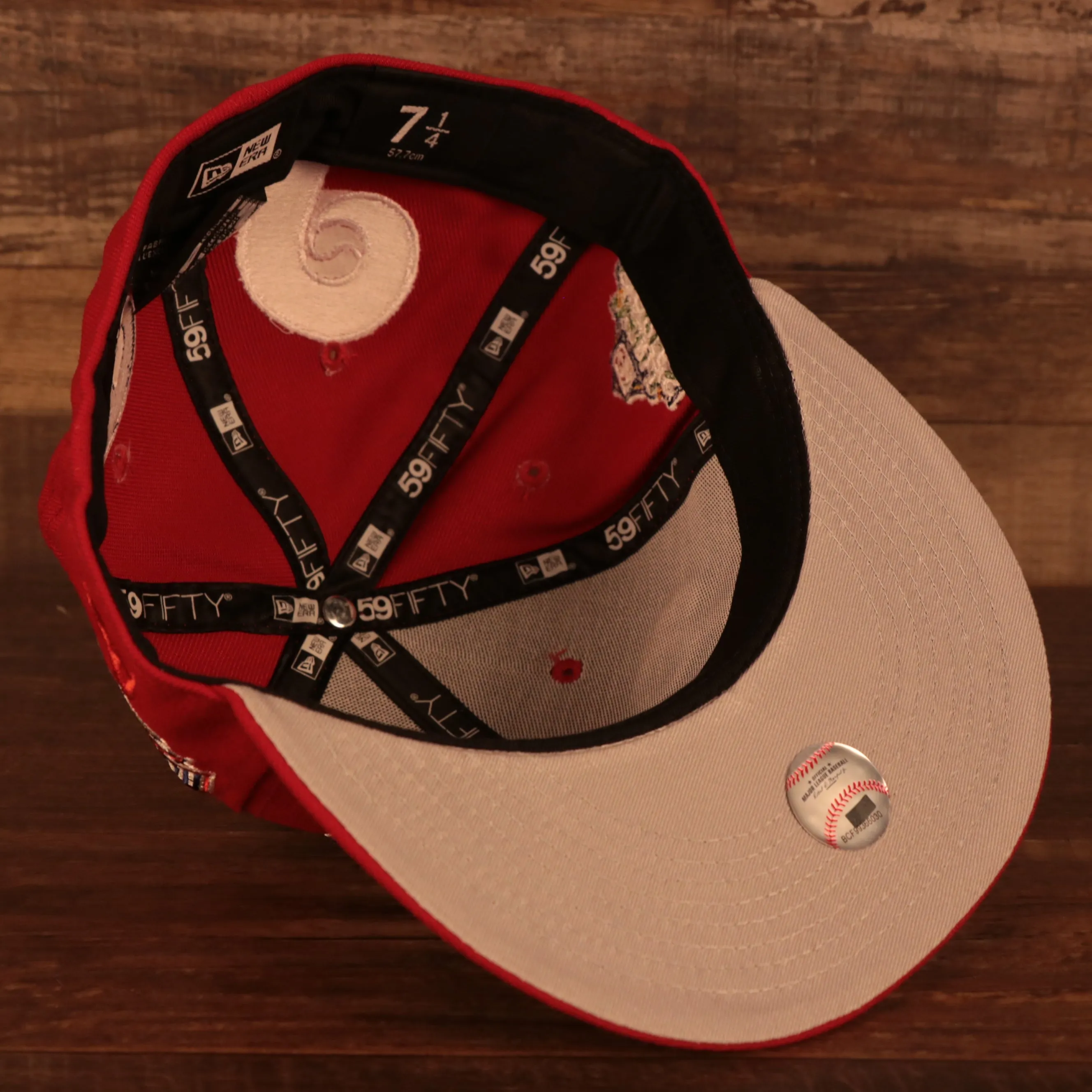 Philadelphia Phillies Patch Pride All Over Gray Bottom Side Patch 59Fifty Fitted Cap