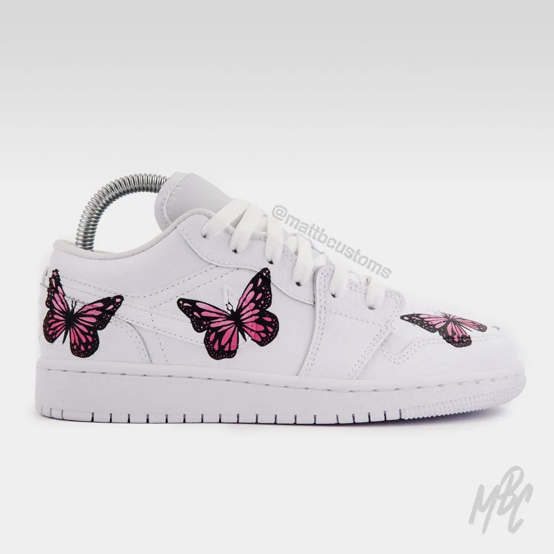 Pink Butterflies - Jordan 1 Low | UK 4