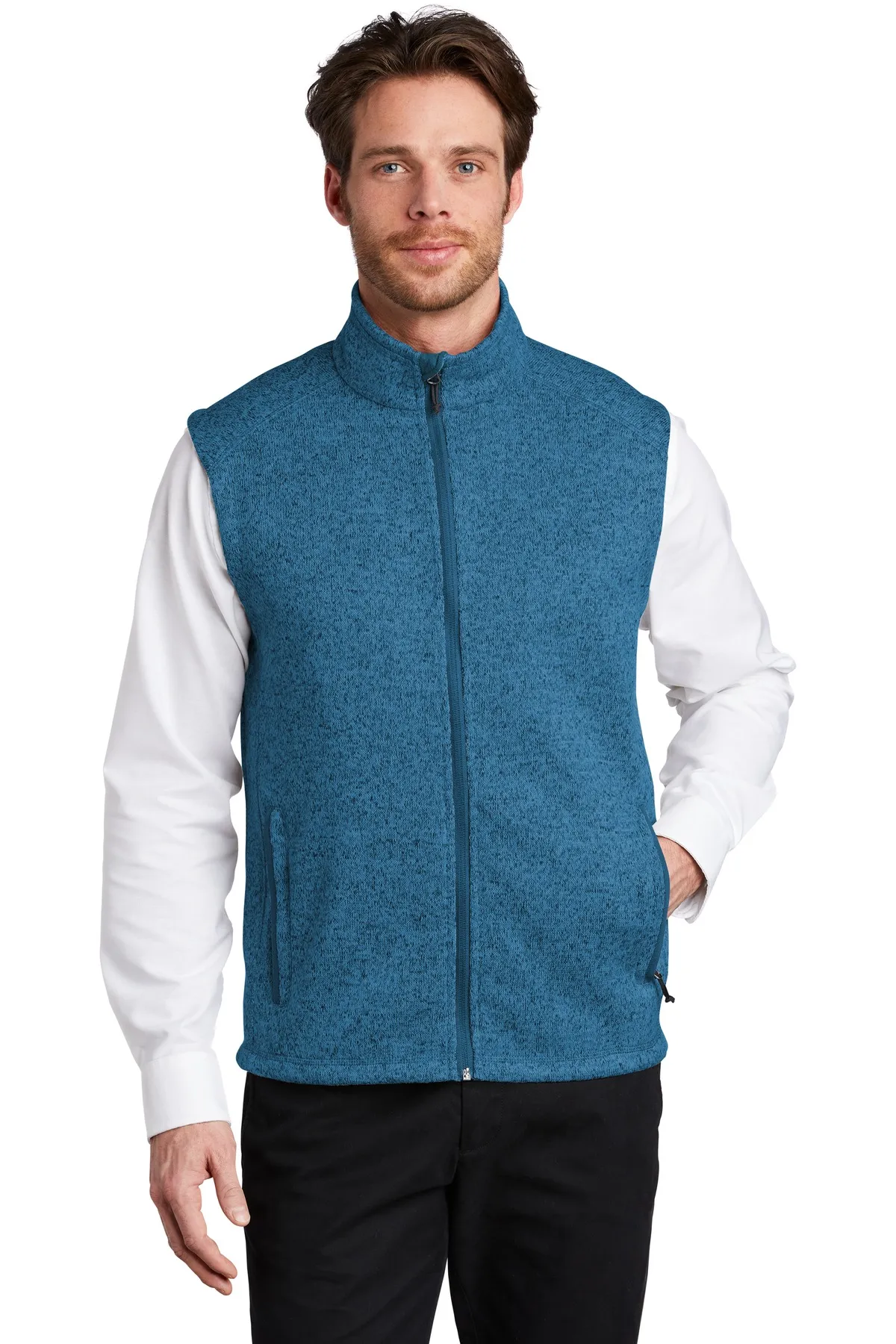 Port Authority F236 Sweater Fleece Vest