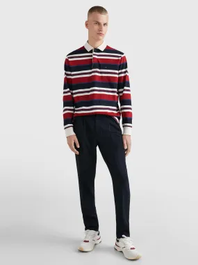 Prep Stripe Casual Fit Rugby Shirt | Sweatshirts & Hoodies | Tommy Hilfiger