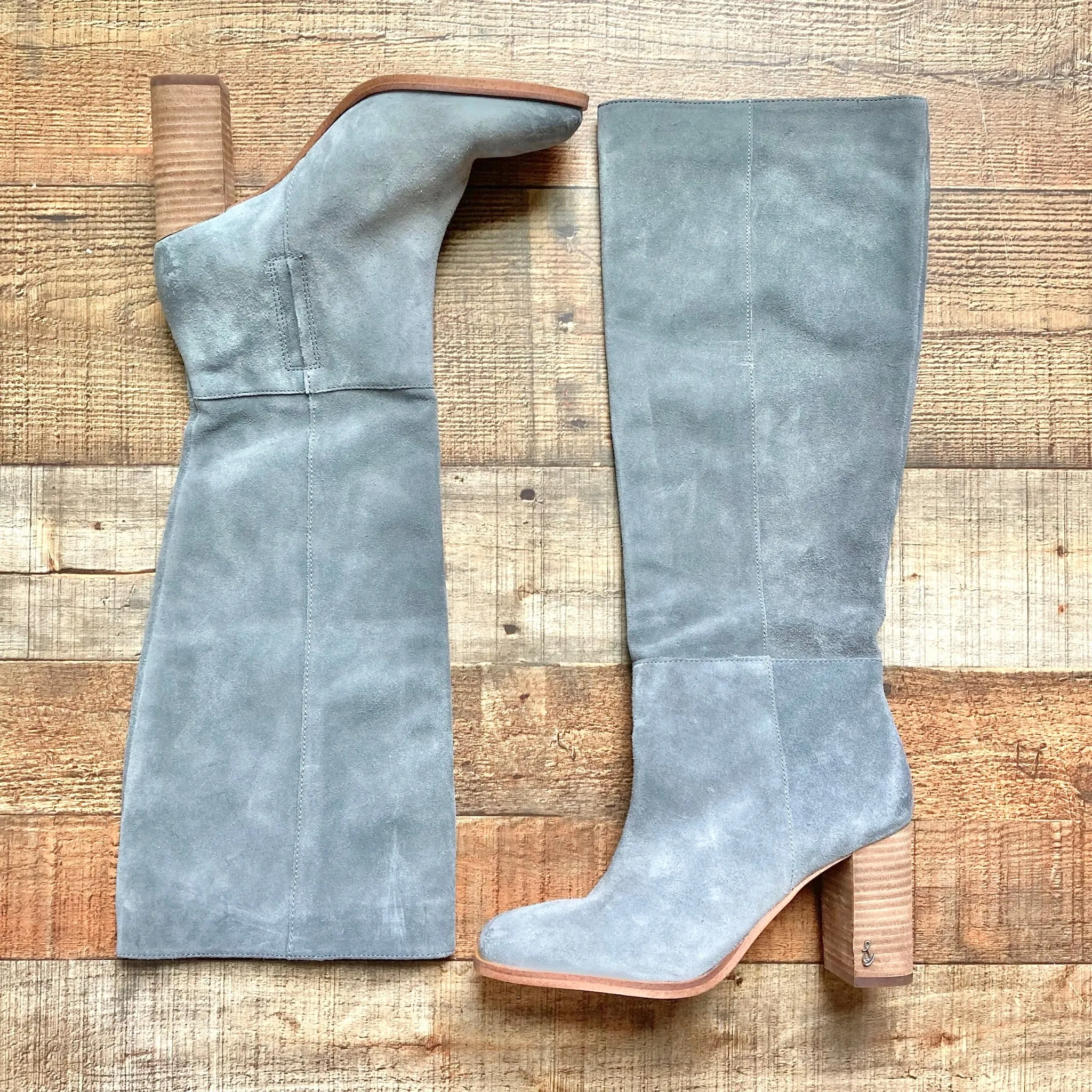 Sam Edelman Grey Suede Boots- Size 7 (see notes)