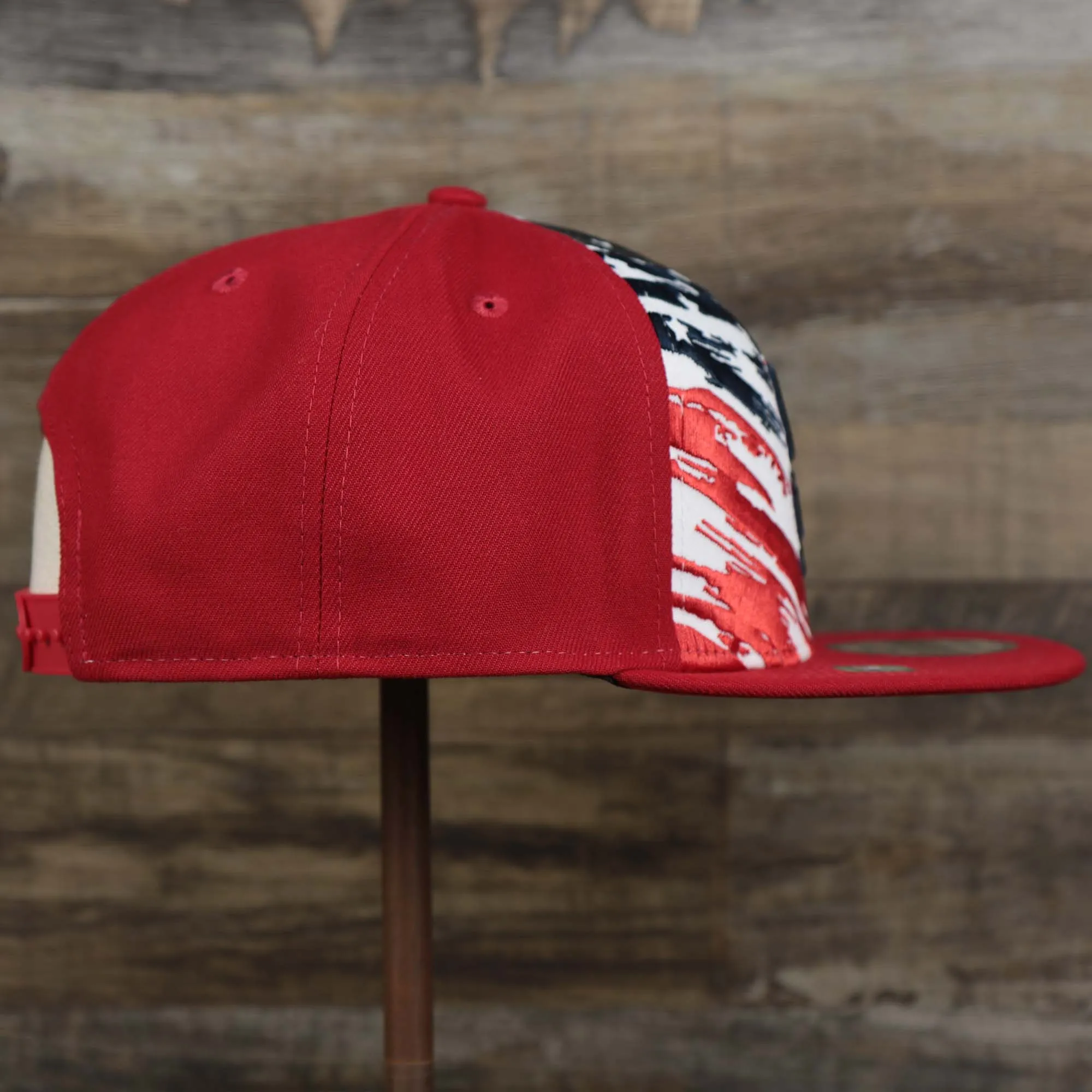 San Diego Padres 2022 4th of July Stars And Stripes 9Fifty Snapback | Red Snapback