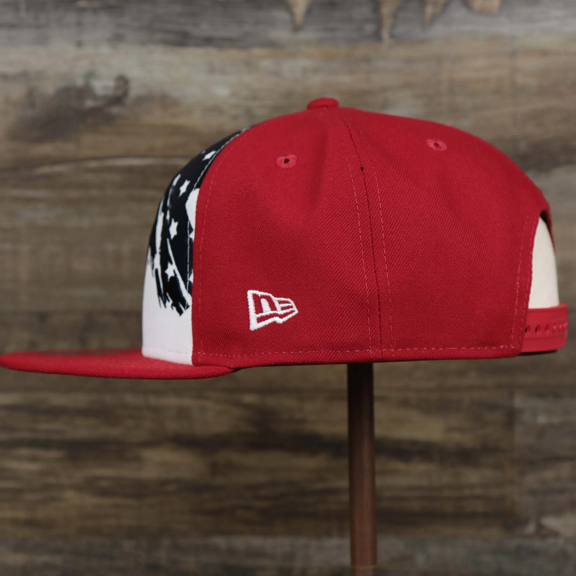 San Diego Padres 2022 4th of July Stars And Stripes 9Fifty Snapback | Red Snapback