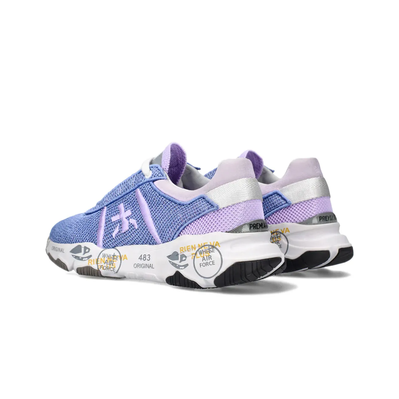 SNEAKERS BUFF Donna Lilac White Blue