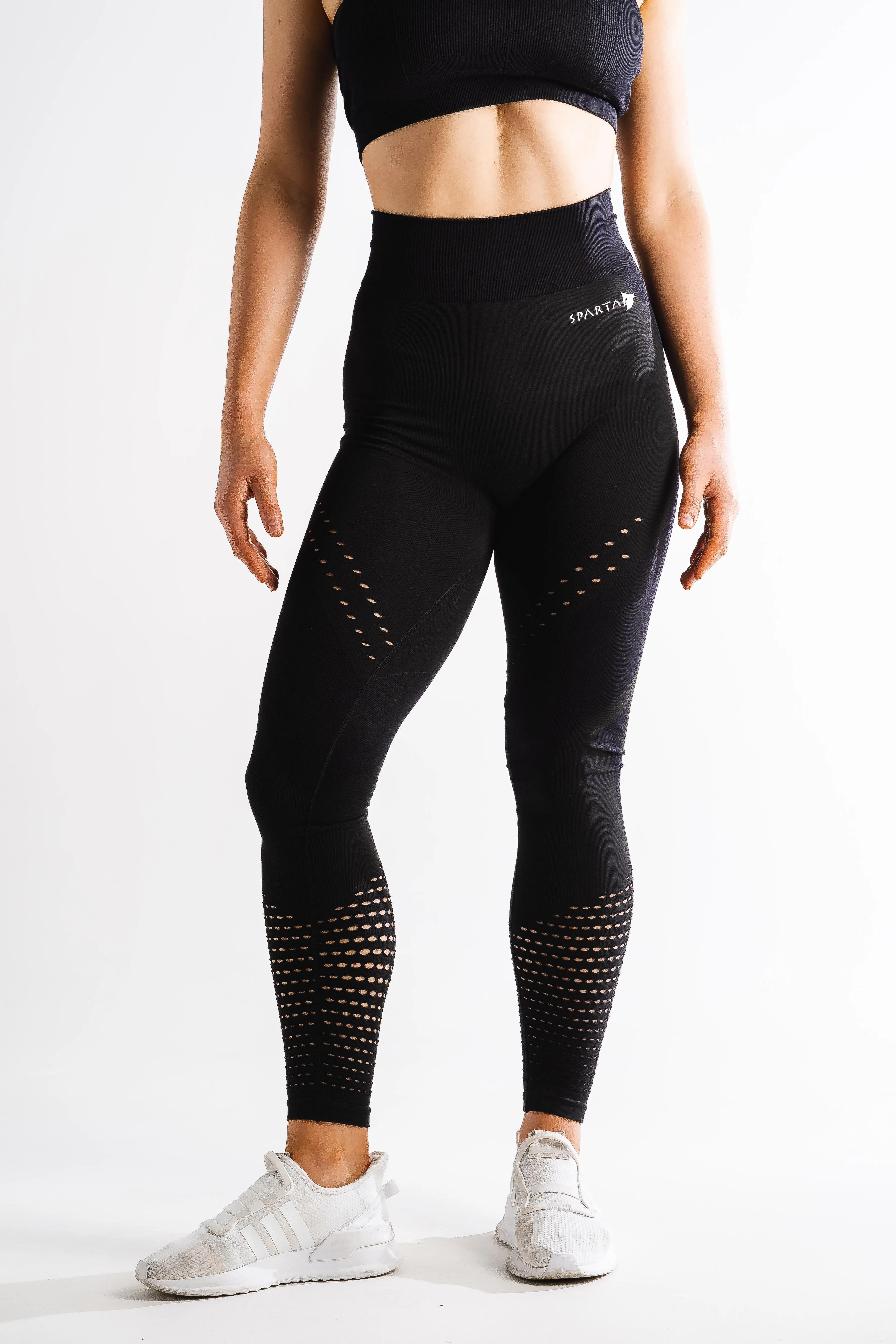 Sparta Laconic Seamless Leggings - Black