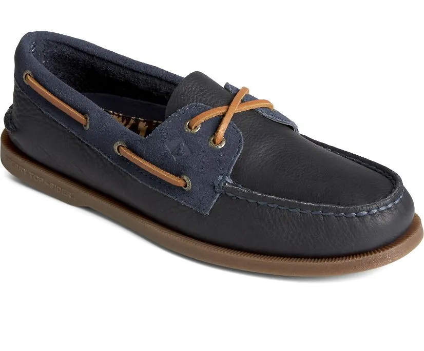 Sperry Mens Authentic Original 2-Eye Tumbled Suede Boat Shoes