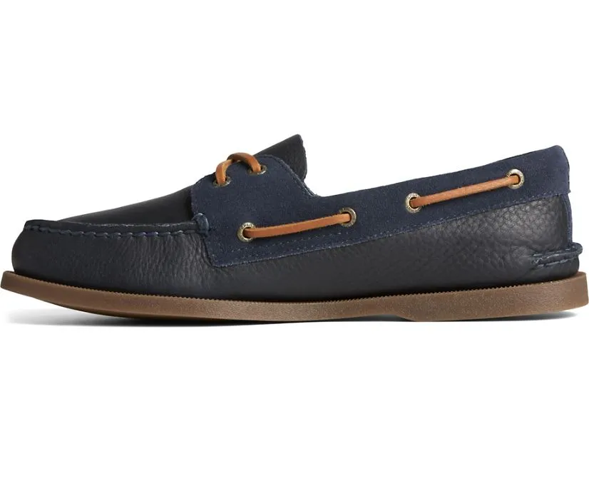 Sperry Mens Authentic Original 2-Eye Tumbled Suede Boat Shoes