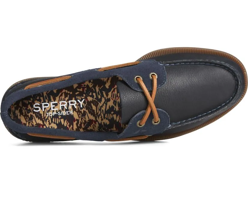 Sperry Mens Authentic Original 2-Eye Tumbled Suede Boat Shoes