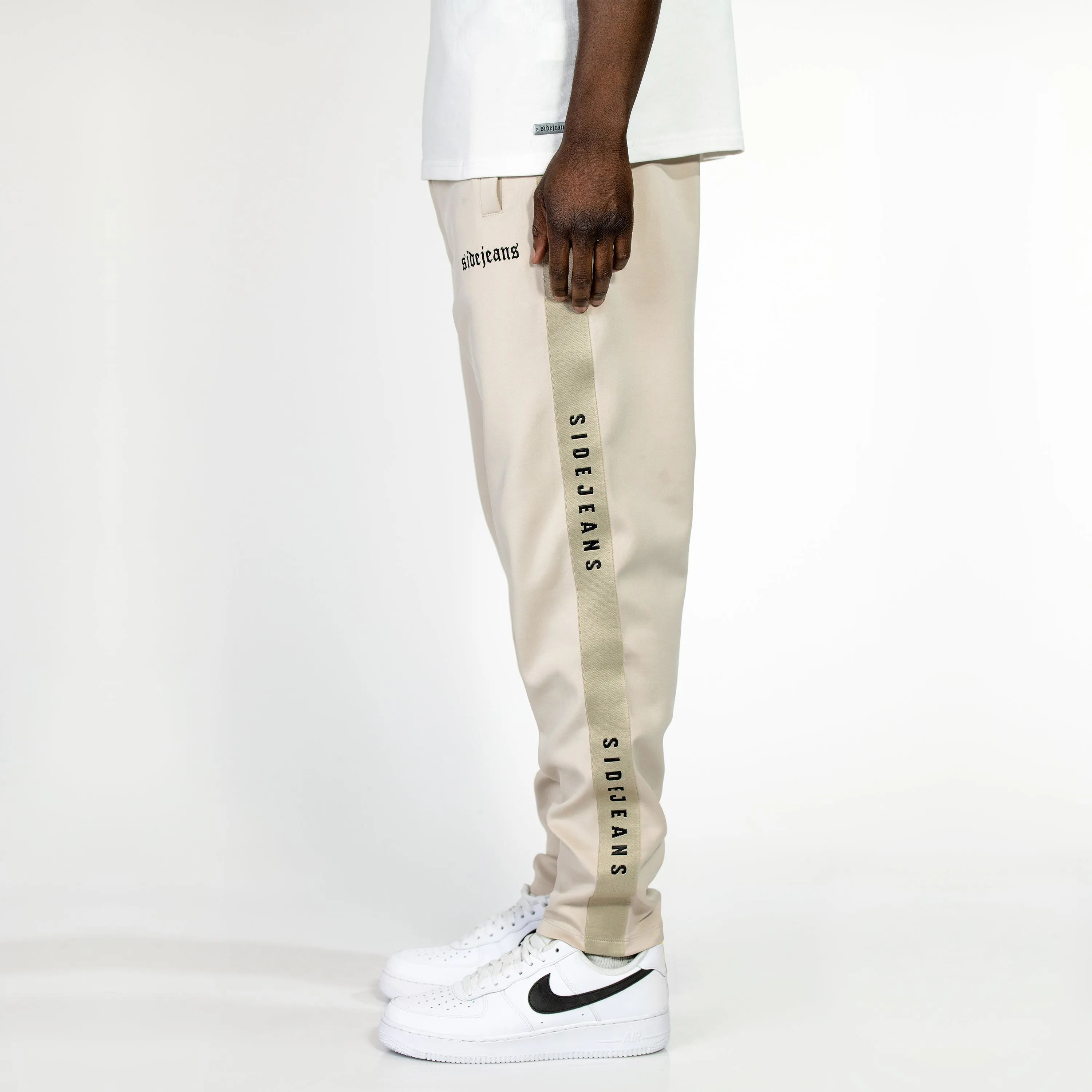 STRAIGHT FIT SIDEJEANS TRACKPANTS