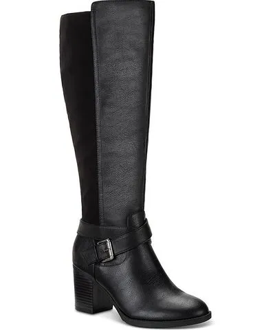 Style & Co Hazell Womens Tall Block Heel Knee-High Boots