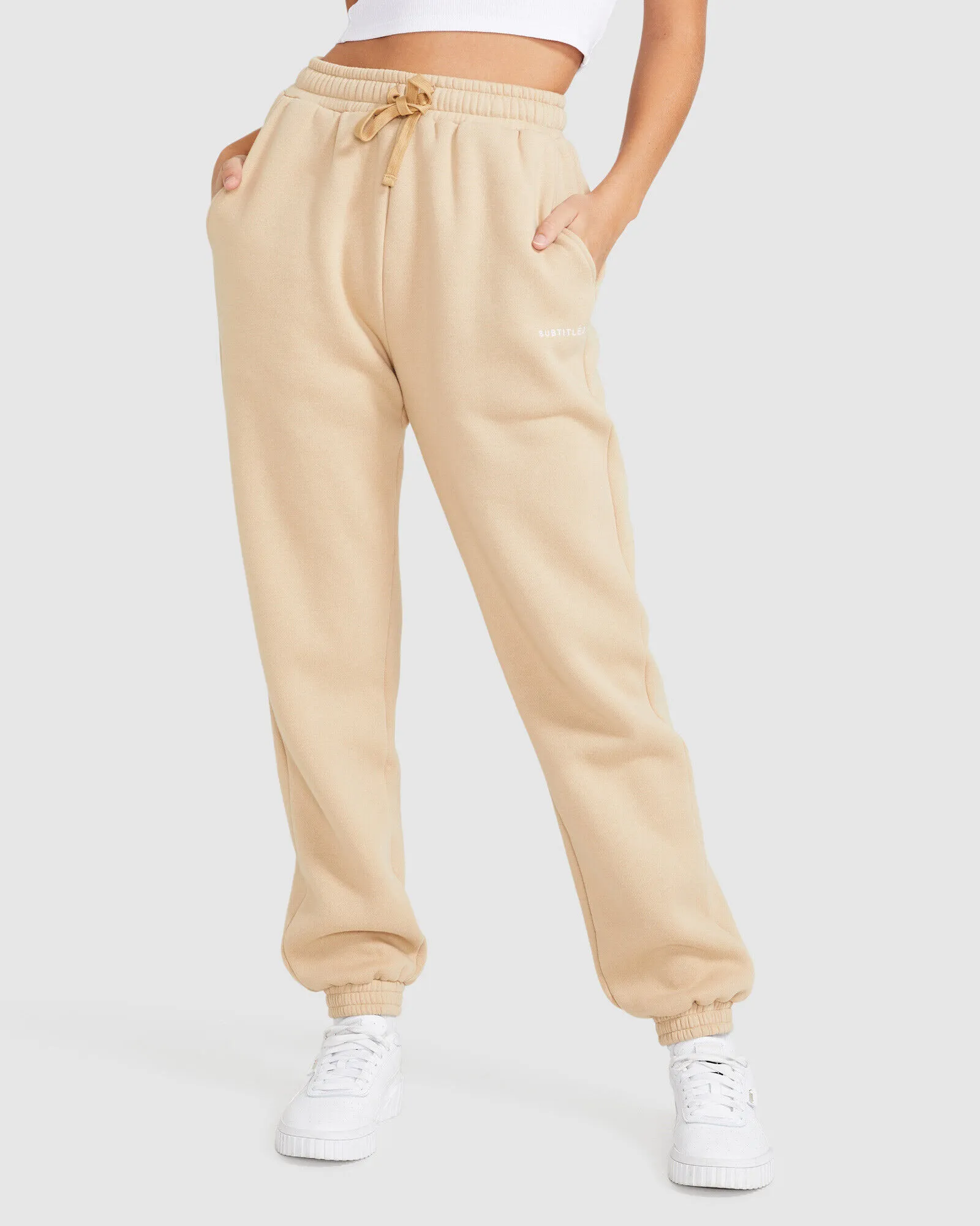 Subtitled Trackpants Camel