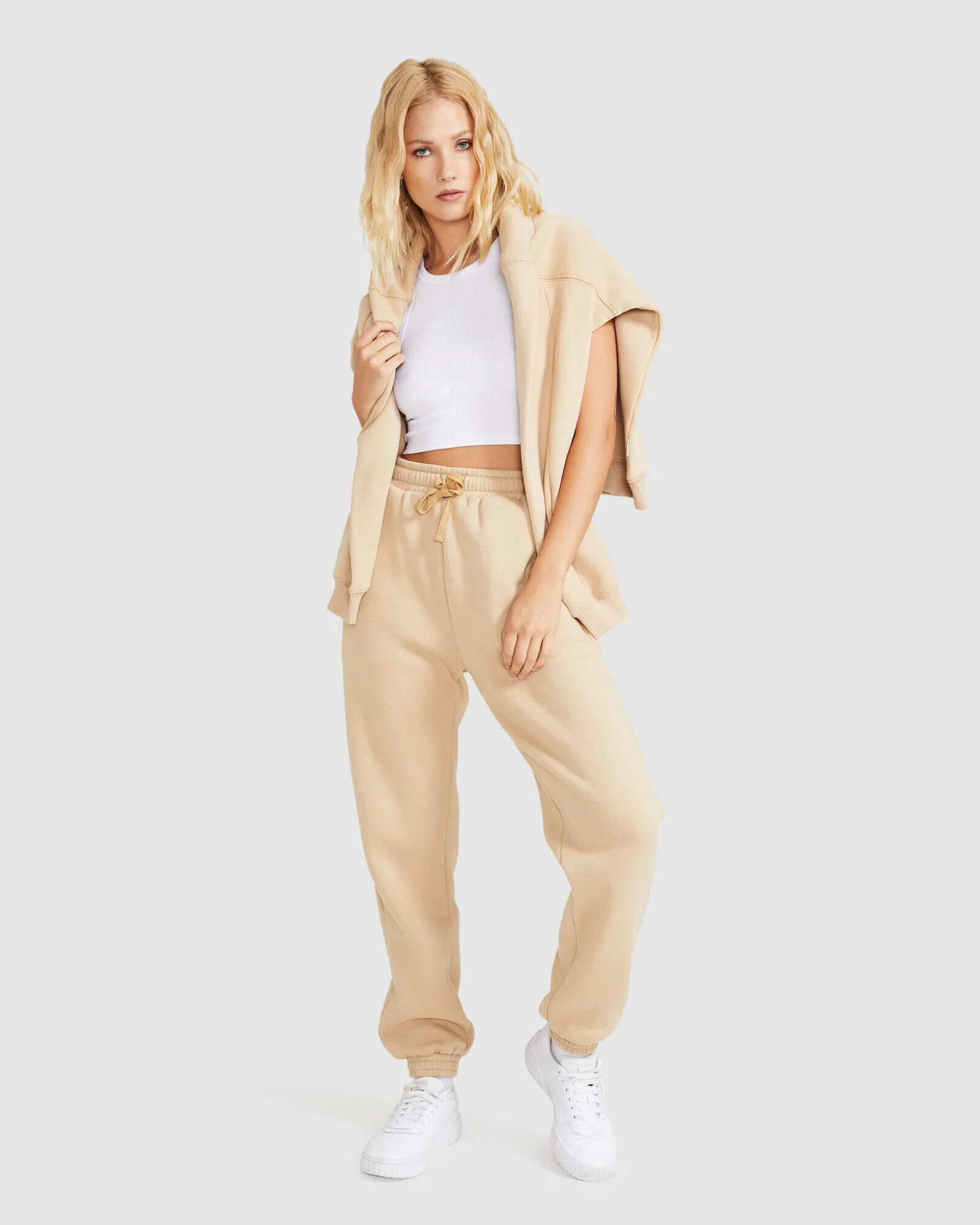 Subtitled Trackpants Camel