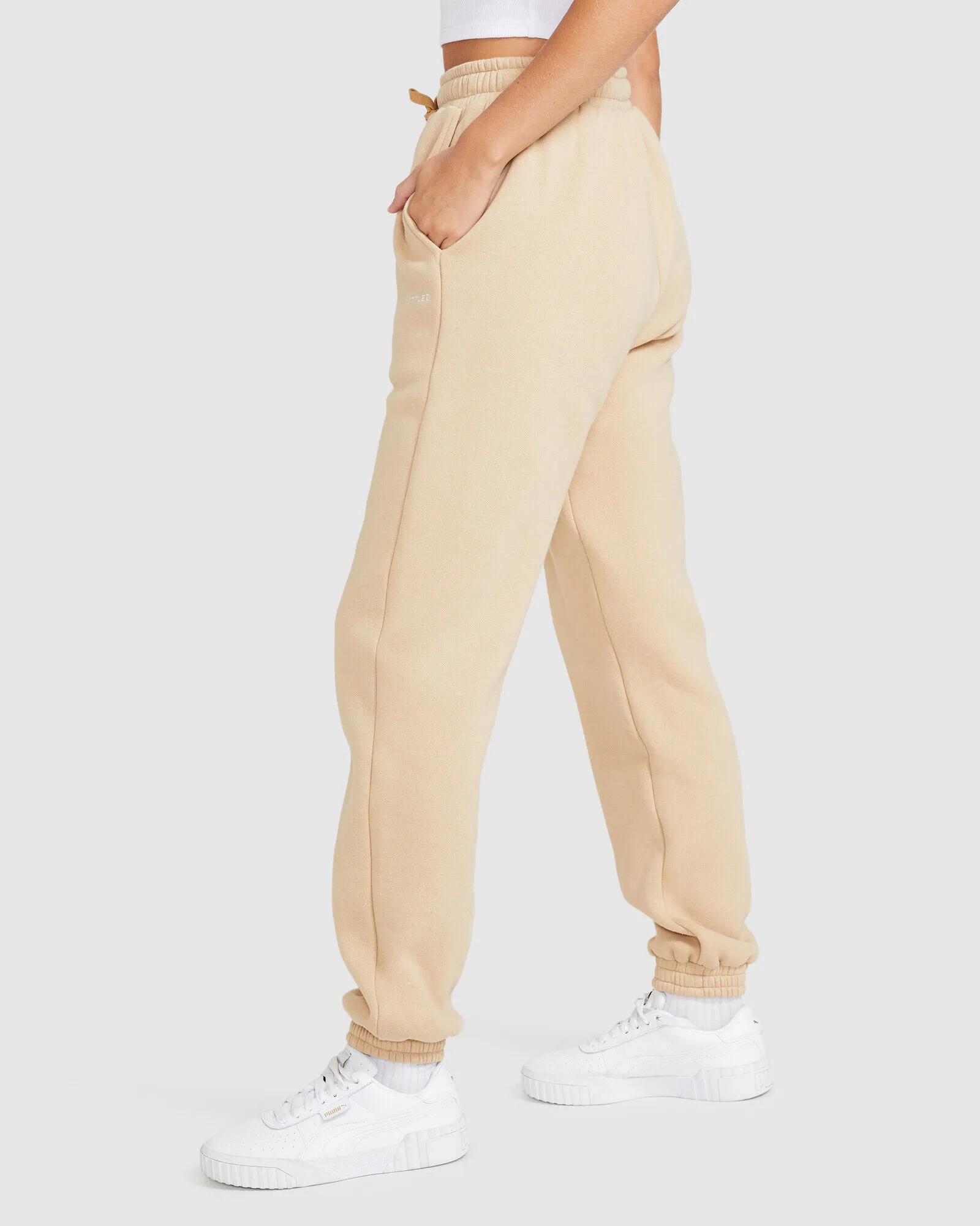 Subtitled Trackpants Camel