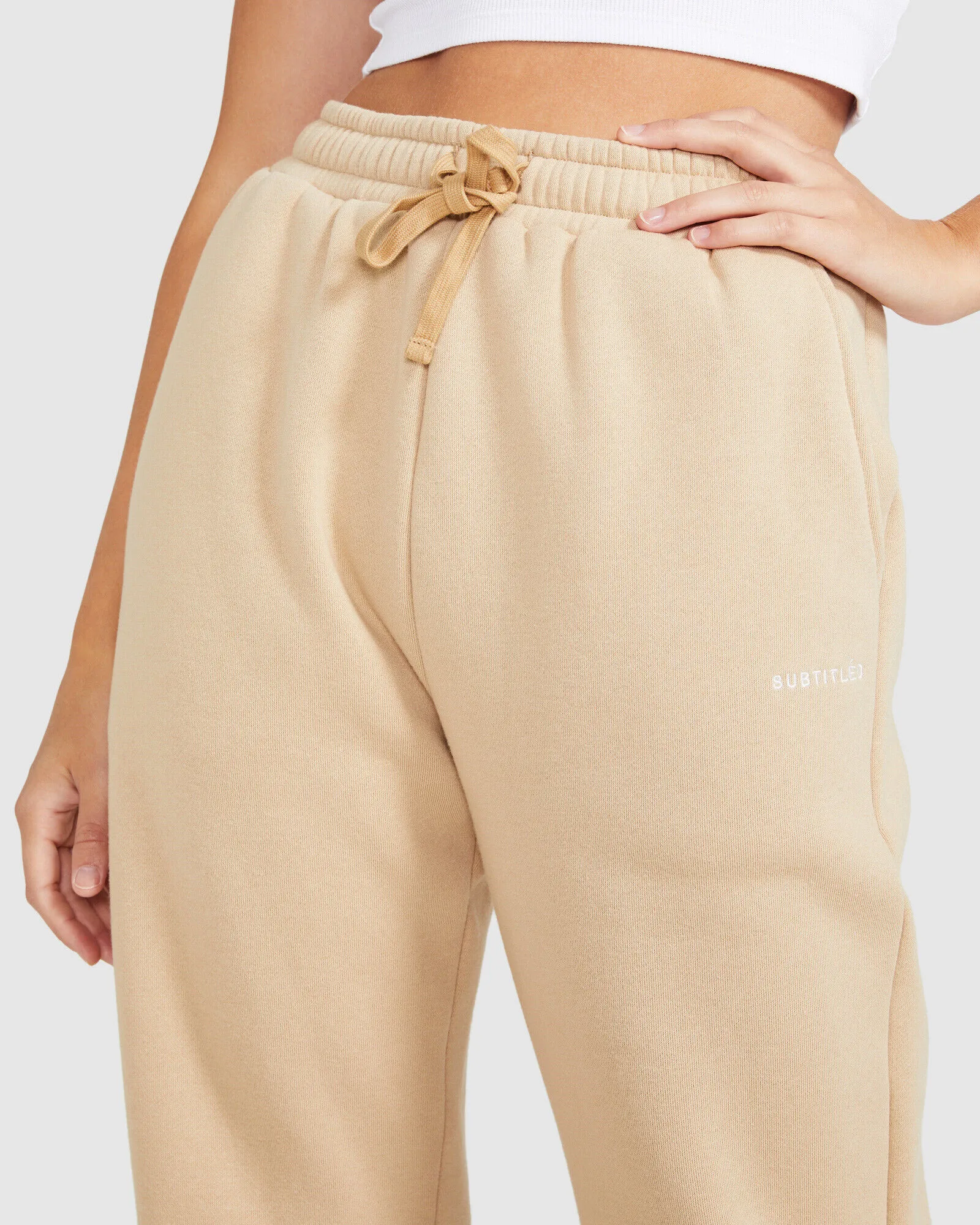 Subtitled Trackpants Camel