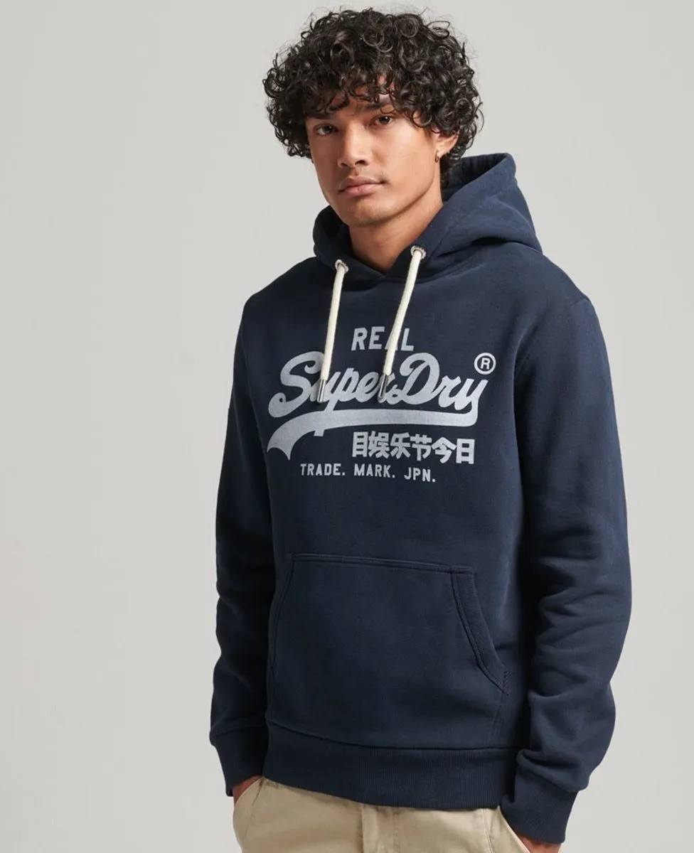 Superdry Vintage Logo Hooded Sweatshirts Eclipse