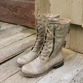 Sweet & Rugged Combat Boots