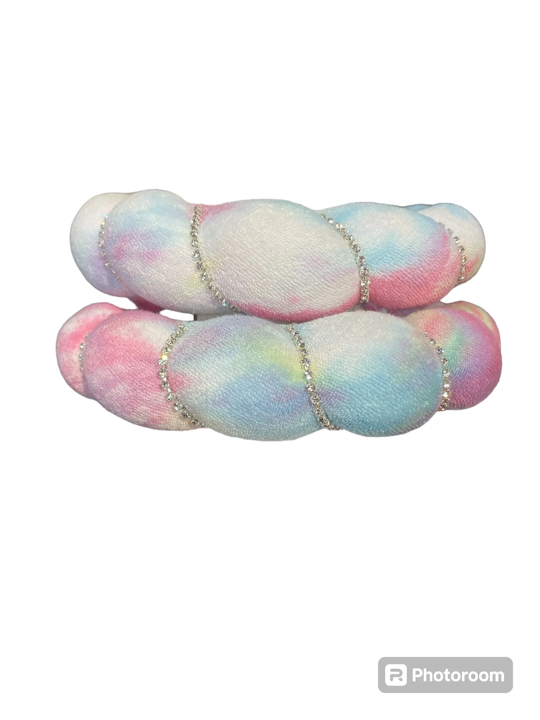 terry tie dye crystal headband