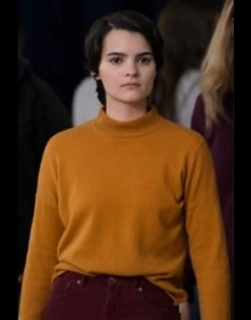 Trinkets Brianna Hildebrand Brown Sweater | Get 40% OFF