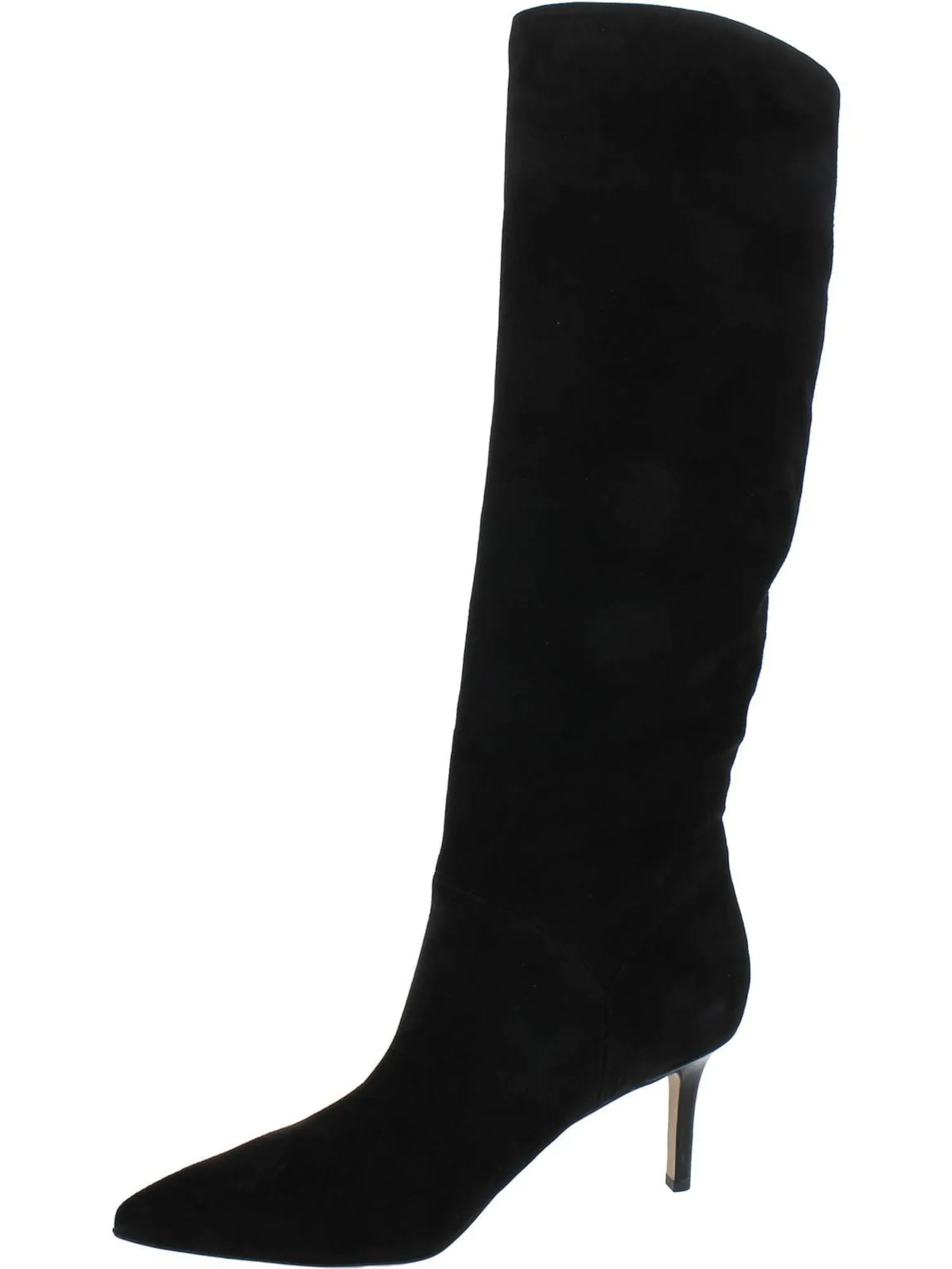 VERONICA BEARD Womens Black Padded Lexington Pointed Toe Stiletto Suede Dress Heeled Boots M