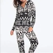 Victoria's Secret Sleepwear with hoddie Jumpsuit PJ