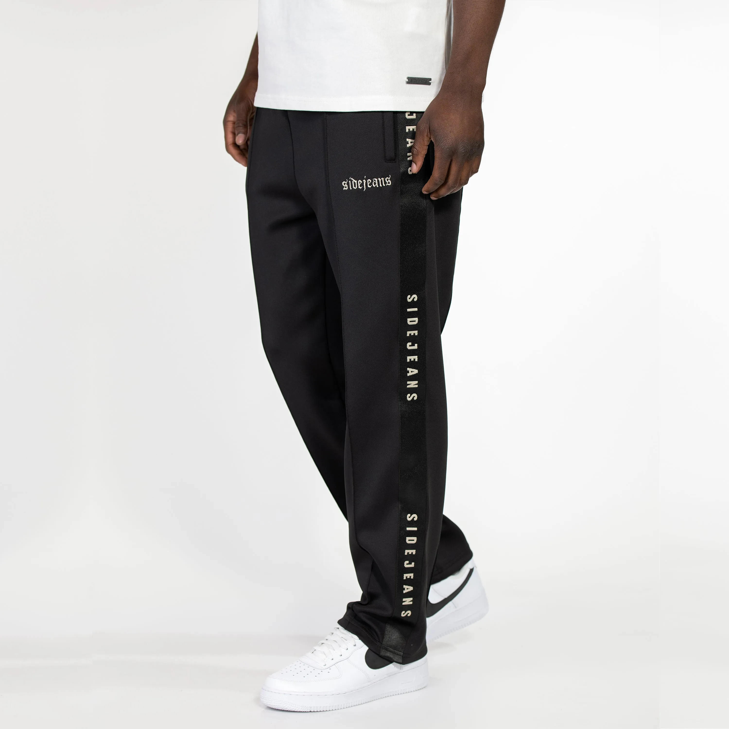 WIDE SIDEJEANS TRACKPANTS