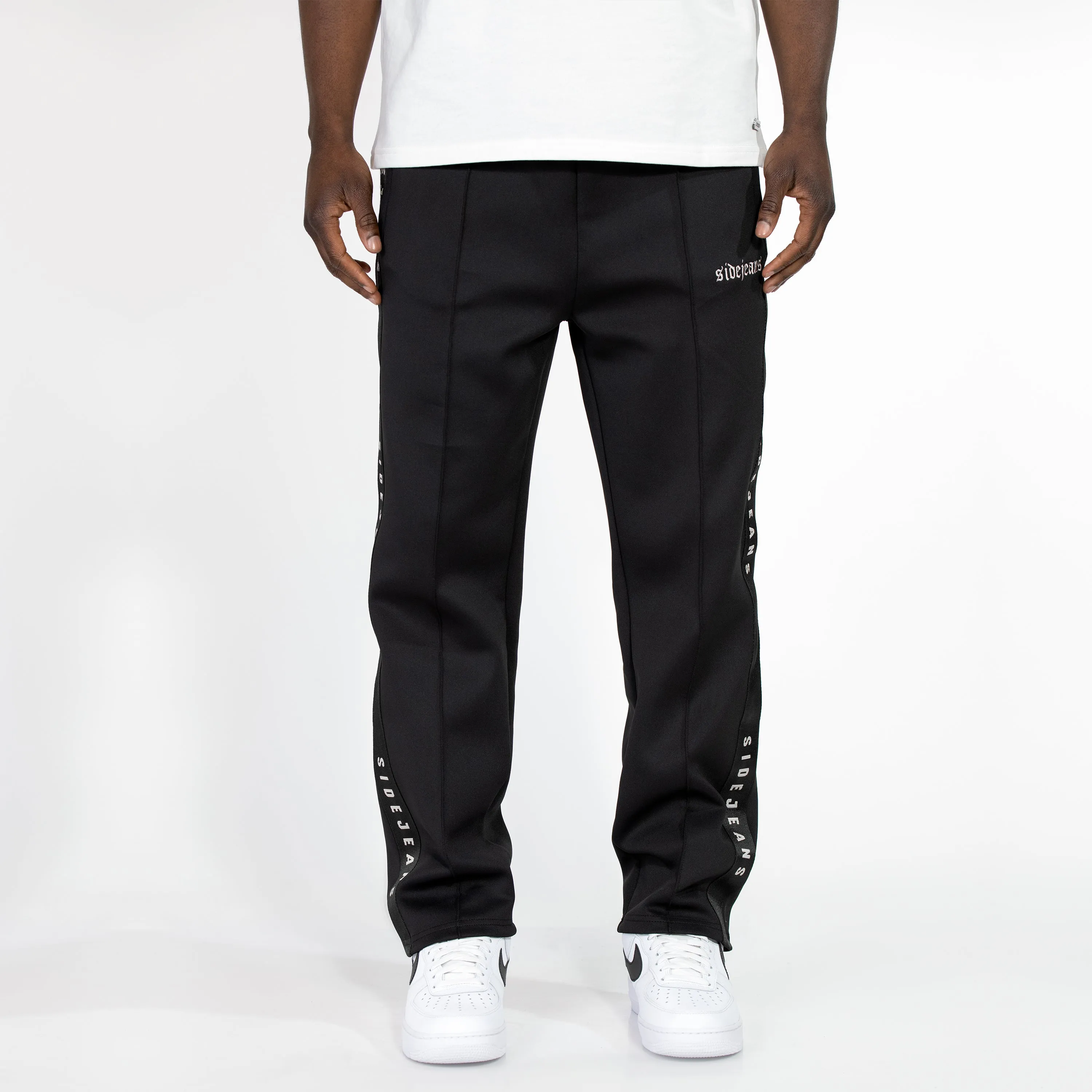 WIDE SIDEJEANS TRACKPANTS