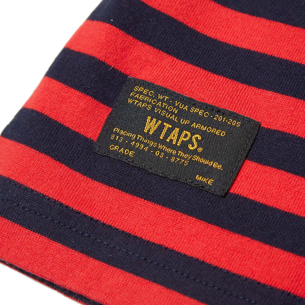 WTAPS Long Sleeve Vasque TeeRed