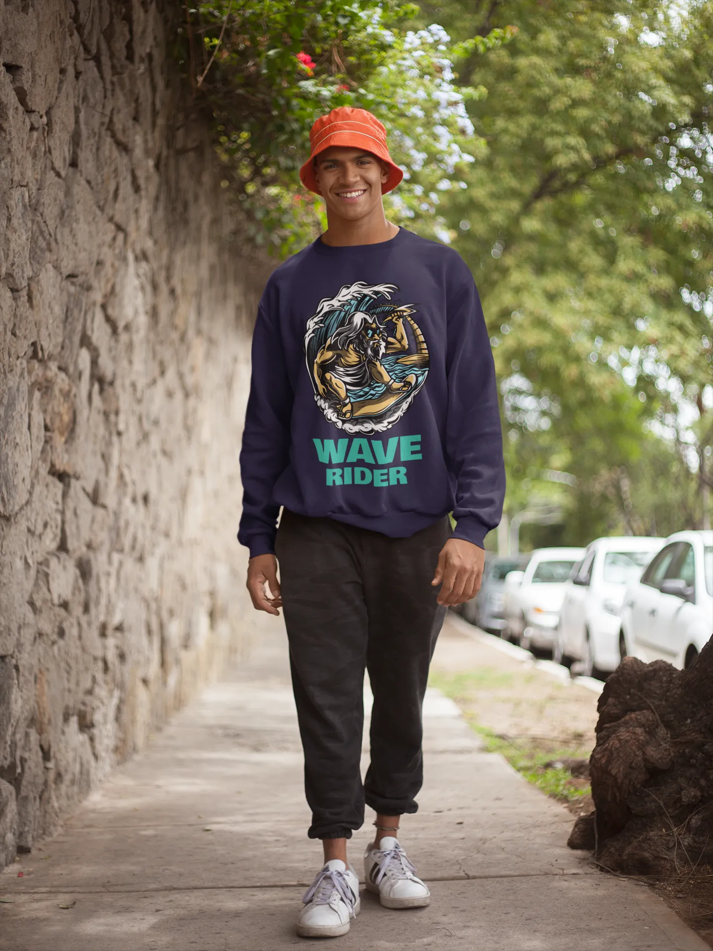 Zeus Surfer HD Crewneck Sweatshirt